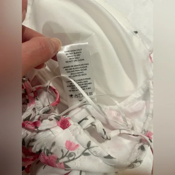 Windsor Call Me Cutie Floral Eyelet Corset Top - Large - Picture 8 of 10